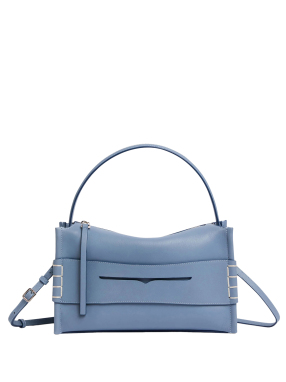 ΓΥΝΑΙΚΕΙΑ ΔΕΡΜΑΤΙΝΗ ΤΣΑΝΤΑ LOAFER | Γαλάζιο