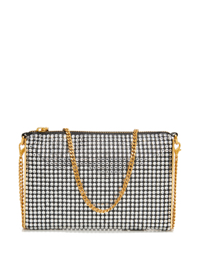 ΓΥΝΑΙΚΕΙΑ ΤΣΑΝΤΑ ΧΙΑΣΤΙ KRIISA CRYSTAL | Ασημί