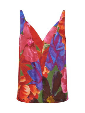 ΓΥΝΑΙΚΕΙΟ ΦΛΟΡΑΛ ΤΟΠ ΜΕ ΤΙΡΑΝΤΕΣ SILOS | Πολύχρωμο S