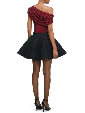 ΓΥΝΑΙΚΕΙΟ ΝΤΡΑΠΕ ΤΟΠ ΑΠΌ ΠΑΓΙΕΤΑ | Μπορντό UK 12