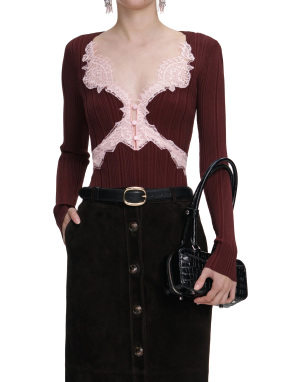 ΓΥΝΑΙΚΕΙΟ ΠΛΕΚΤΟ ΤΟΠ | Μπορντό XS