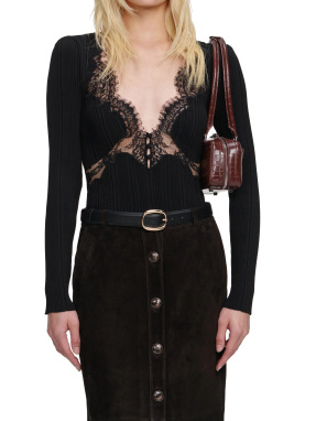 ΓΥΝΑΙΚΕΙΟ ΠΛΕΚΤΟ ΤΟΠ | Μαύρο M