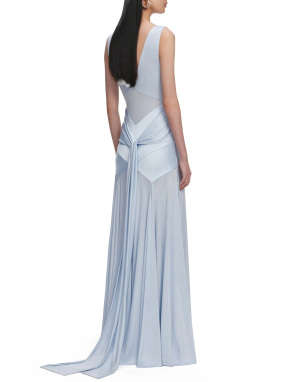 ΜΑΞΙ ΣΑΤΕΝ ΦΟΡΕΜΑ JERSEY | Μπλε UK 12