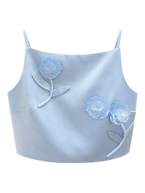 ΓΥΝΑΙΚΕΙΟ ΣΑΤΕΝ ΤΟΠ | Μπλε UK 12