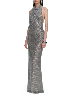 ΜΑΞΙ ΝΤΡΑΠΕ ΦΟΡΕΜΑ ΜΕ ΠΑΓΙΕΤΑ | Γκρι UK 12