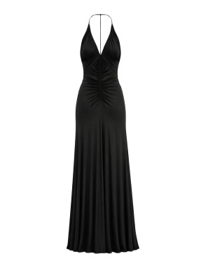 ΜΑΞΙ ΦΟΡΕΜΑ JERSEY | Μαύρο UK 12