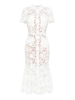 ΜΙΝΤΙ ΦΟΡΕΜΑ ΜΕ ΔΑΝΤΕΛΑ | Λευκό UK 14