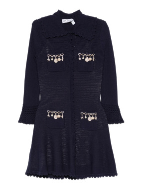 ΜΙΝΙ ΠΛΕΚΤΟ ΦΟΡΕΜΑ | Μπλε Σκούρο S