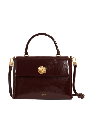 ΓΥΝΑΙΚΕΙΑ ΤΣΑΝΤΑ ΧΕΙΡΟΣ ROSENAU ROSE DETAIL CRINKLE MEDIUM | Μπορντό