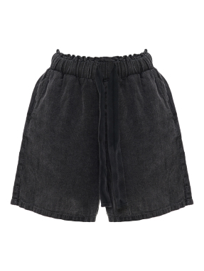 ΓΥΝΑΙΚΕΙΟ ΛΙΝΟ ΣΟΡΤΣ | Μαύρο L