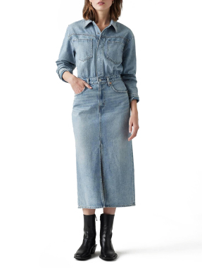 ΜΙΝΤΙ DENIM ΦΟΡΕΜΑ-ΠΟΥΚΑΜΙΣΟ | Γαλάζιο 27