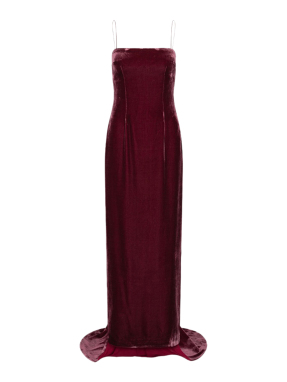 ΜΑΞΙ VELVET ΦΟΡΕΜΑ | Μπορντό 2734 EU 38