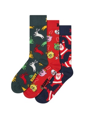 ΧΡΙΣΤΟΥΓΕΝΝΙΑΤΙΚΕΣ ΚΑΛΤΣΕΣ STUCK IN THE CHIMNEY 3ΤΜΧ | Πολύχρωμο 36/40