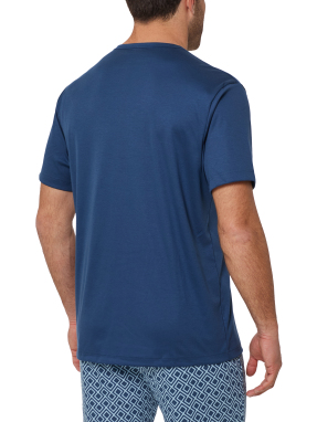 ΑΝΔΡΙΚΟ ΣΕΤ ΠΙΤΖΑΜΕΣ | Μπλε Σκούρο XXL