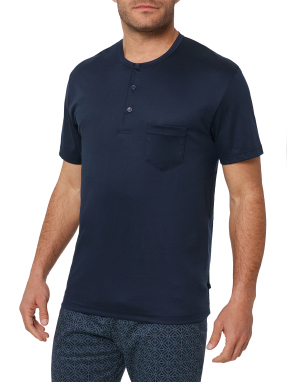 ΑΝΔΡΙΚΟ ΣΕΤ ΠΙΤΖΑΜΕΣ | Μπλε Σκούρο XXL