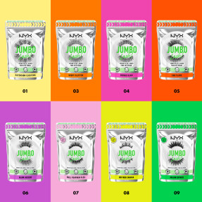 JUMBO LASH! VEGAN FALSE LASHES ΒΛΕΦΑΡΙΔΕΣ GLAM ACCENT