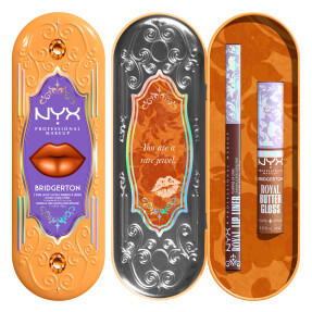 BRIDGERTON ROYAL TREASURES 2-PIECE LIP KIT 6 | 6 Pout And About, Toffee Temptation