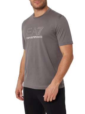 ΑΝΔΡΙΚΟ T-SHIRT ΜΕ ΛΟΓΟΤΥΠΟ | Γκρι S