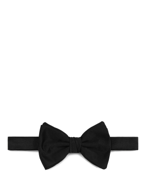 ΑΝΔΡΙΚΟ ΜΕΤΑΞΩΤΟ ΠΑΠΙΓΙΟΝ | Μαύρο ONE SIZE