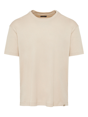 ΑΝΔΡΙΚΟ T-SHIRT ΜΕ ΛΟΓΟΤΥΠΟ | Εκρού L