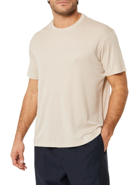 ΑΝΔΡΙΚΟ T-SHIRT ΜΕ ΛΟΓΟΤΥΠΟ | Εκρού L