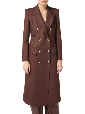 ΓΥΝΑΙΚΕΙΟ ΠΑΛΤΟ | Καφέ Σκούρο IT 40