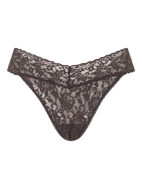 ΓΥΝΑΙΚΕΙΟ ΕΣΩΡΟΥΧΟ THONG | Γκρι Σκούρο ONE SIZE