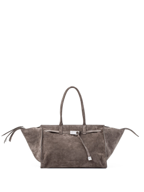 ΓΥΝΑΙΚΕΙΑ SUEDE ΤΣΑΝΤΑ ΩΜΟΥ MAME EVERYDAY UMBER | Γκρι