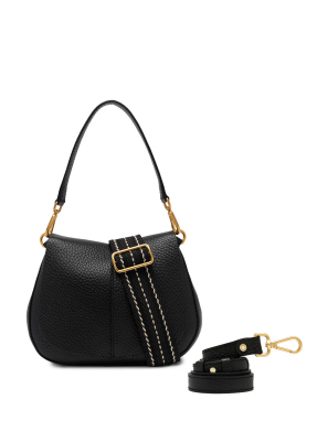 ΓΥΝΑΙΚΕΙΑ ΤΣΑΝΤΑ ΩΜΟΥ HELENA ROUND | Μαύρο