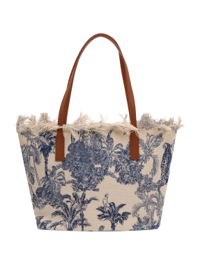 ΤΣΑΝΤΑ ΩΜΟΥ CITY BAG MID FRINGE | Floral
