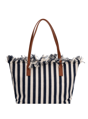 ΤΣΑΝΤΑ ΩΜΟΥ CITY BAG MID FRINGE | Μπλε Σκούρο