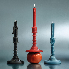 CYPRESS BALLS WAX CANDLEHOLDER | 330gr