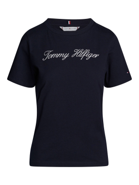 ΓΥΝΑΙΚΕΙΟ T-SHIRT ΜΕ ΛΟΓΟΤΥΠΟ | Μπλε Σκούρο M