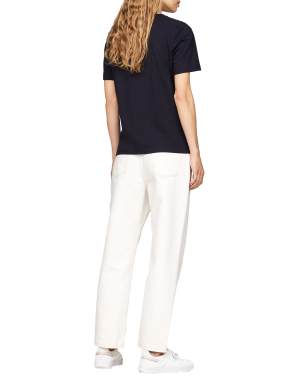 ΓΥΝΑΙΚΕΙΟ T-SHIRT ΜΕ ΛΟΓΟΤΥΠΟ | Μπλε Σκούρο S