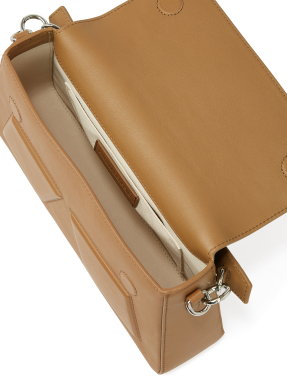 ΓΥΝΑΙΚΕΙΑ ΔΕΡΜΑΤΙΝΗ ΤΣΑΝΤΑ ΩΜΟΥ | Καφέ