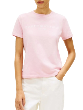 ΓΥΝΑΙΚΕΙΟ T-SHIRT ΜΕ ΛΟΓΟΤΥΠΟ | Ροζ XL