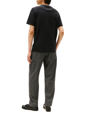 ΑΝΔΡΙΚΟ T-SHIRT INTERLOCK | Μαύρο L