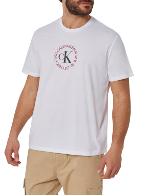 ΑΝΔΡΙΚΟ T-SHIRT ΜΕ ΛΟΓΟΤΥΠΟ | Λευκό M