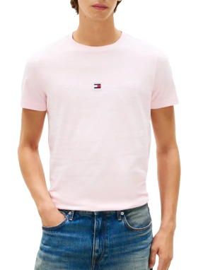 ΑΝΔΡΙΚΟ T-SHIRT ΜΕ ΛΟΓΟΤΥΠΟ | Ροζ Ανοιχτό L