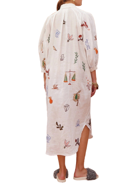 ΜΑΞΙ ΦΟΡΕΜΑ MINA | Λευκό UK 12