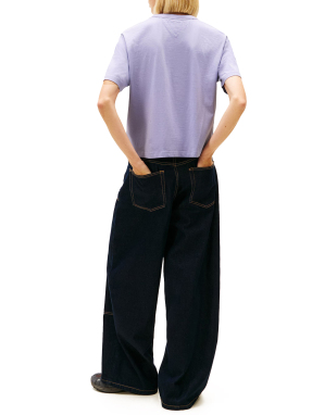 ΓΥΝΑΙΚΕΙΟ T-SHIRT ΜΕ ΛΟΓΟΤΥΠΟ | Μωβ S