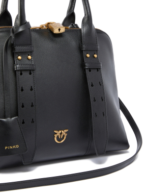 ΓΥΝΑΙΚΕΙΑ ΔΕΡΜΑΤΙΝΗ ΤΣΑΝΤΑ ΧΕΙΡΟΣ ESCAPE | Μαύρο