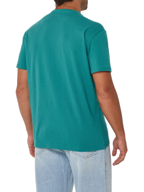 ΑΝΔΡΙΚΟ T-SHIRT ΜΕ ΛΟΓΟΤΥΠΟ | Τυρκουάζ S