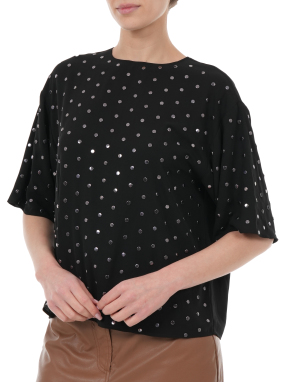 ΓΥΝΑΙΚΕΙΑ ΚΟΝΤΟΜΑΝΙΚΗ ΜΠΛΟΥΖΑ | Μαύρο IT 48