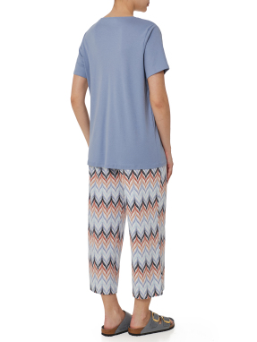 ΓΥΝΑΙΚΕΙΟ ΣΕΤ ΠΙΤΖΑΜΕΣ | Μπλε Ανοιχτό S