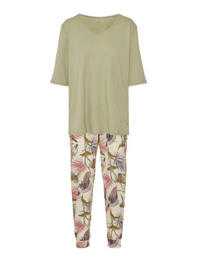 ΓΥΝΑΙΚΕΙΟ ΣΕΤ ΠΙΤΖΑΜΕΣ | Χακί XS