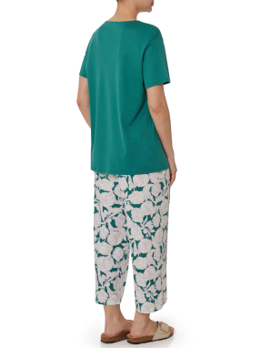 ΓΥΝΑΙΚΕΙΟ ΣΕΤ ΠΙΤΖΑΜΕΣ | Πράσινο Σκούρο S