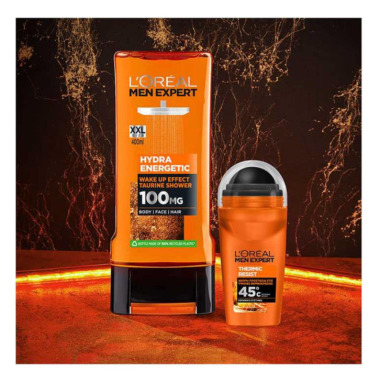 HYDRA ENERGETIC WAKE-UP EFFECT TAURINE SHOWER GEL XXL SIZE | 400ml