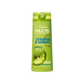 FRUCTIS ΔΥΝΑΜΗ & ΛΑΜΨΗ ΣΑΜΠΟΥΑΝ ΓΙΑ ΕΝΔΥΝΑΜΩΣΗ ΤΩΝ ΚΑΝΟΝΙΚΩΝ ΜΑΛΛΙΩΝ | 400ml