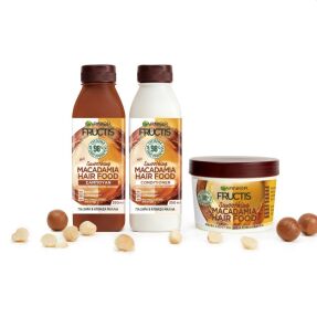 FRUCTIS HAIR FOOD SMOOTHING MACADAMIA CONDITIONER | 350ml